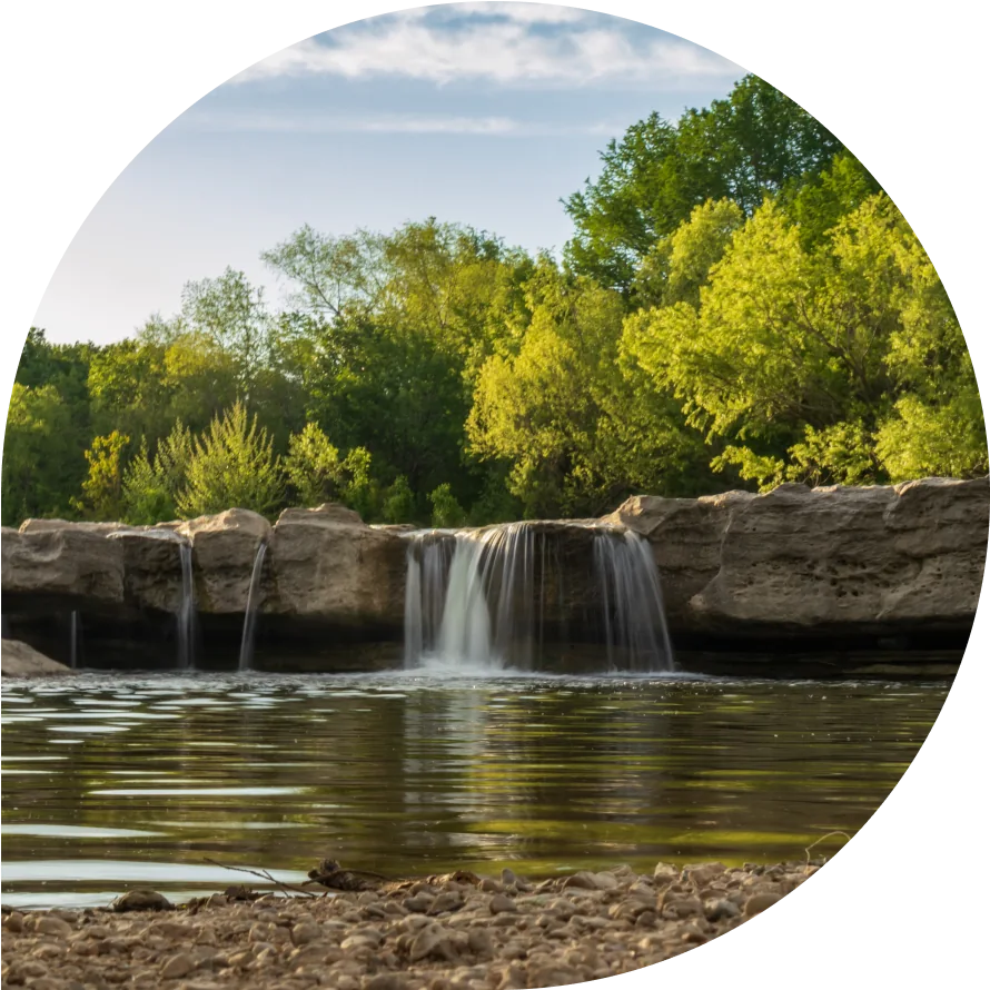 A creek in Austin.