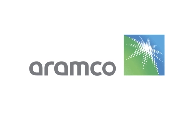 Aramco logo.