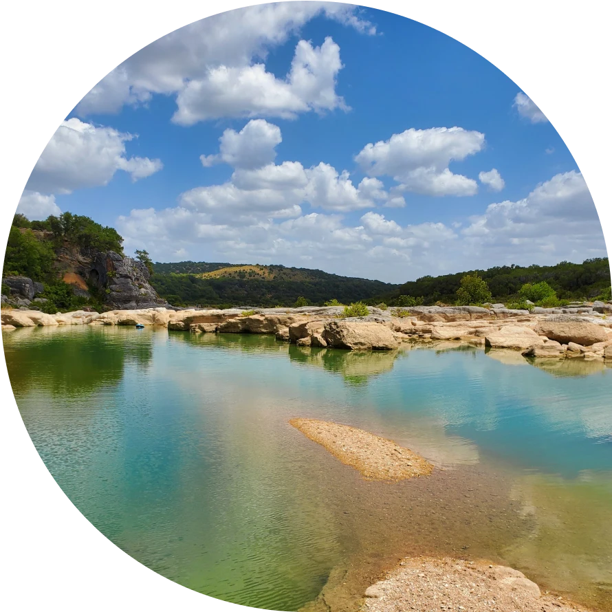 A creek in Austin.