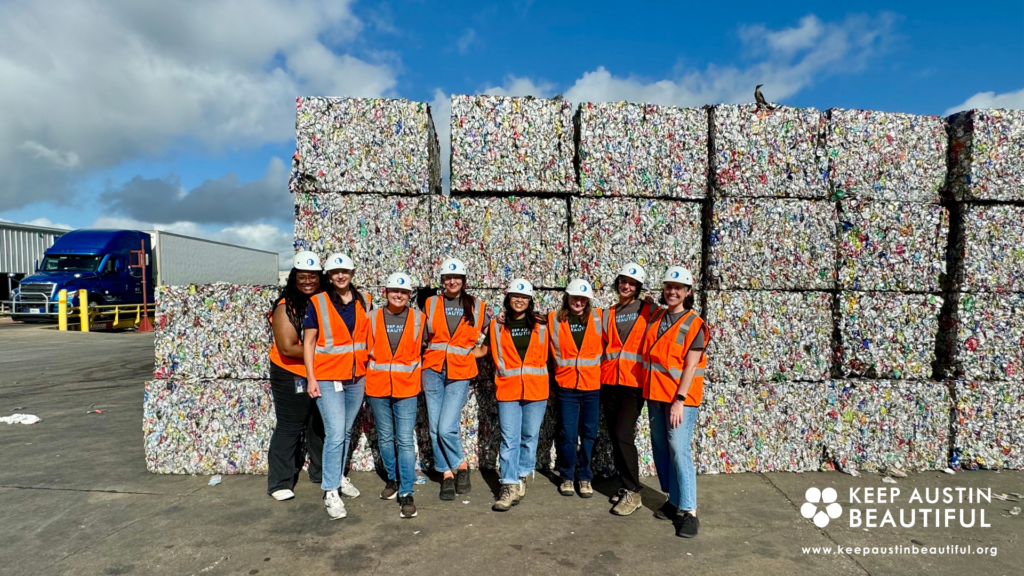 Keep Austin Beautiful at Balcones Recycling facility.