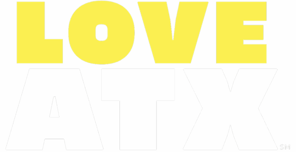 Love ATX 1 Love ATX Logo Yellow White 1