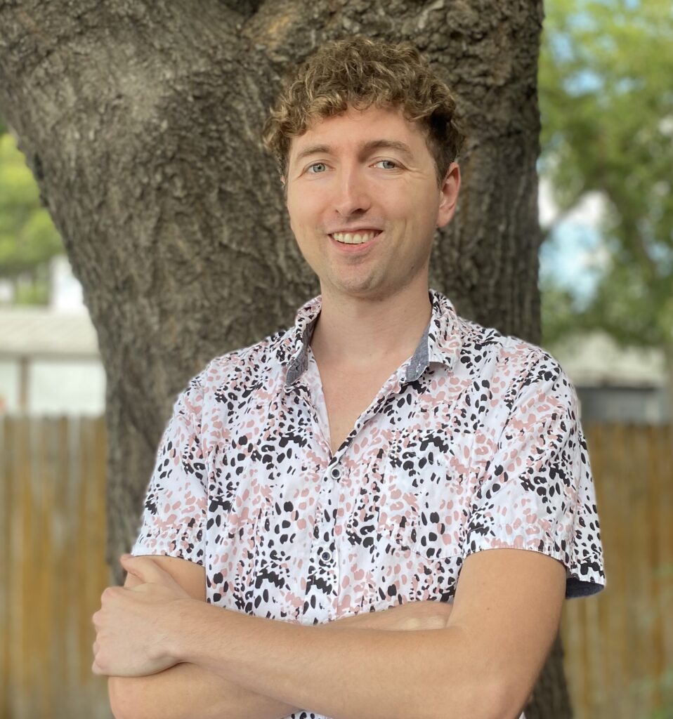 Headshot of Ross Crow, Content and Media Assistant at Keep Austin Beautiful.