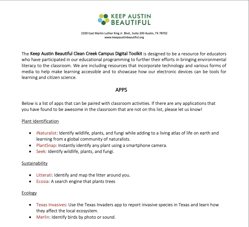 CCC Digital Toolkit Snapshot