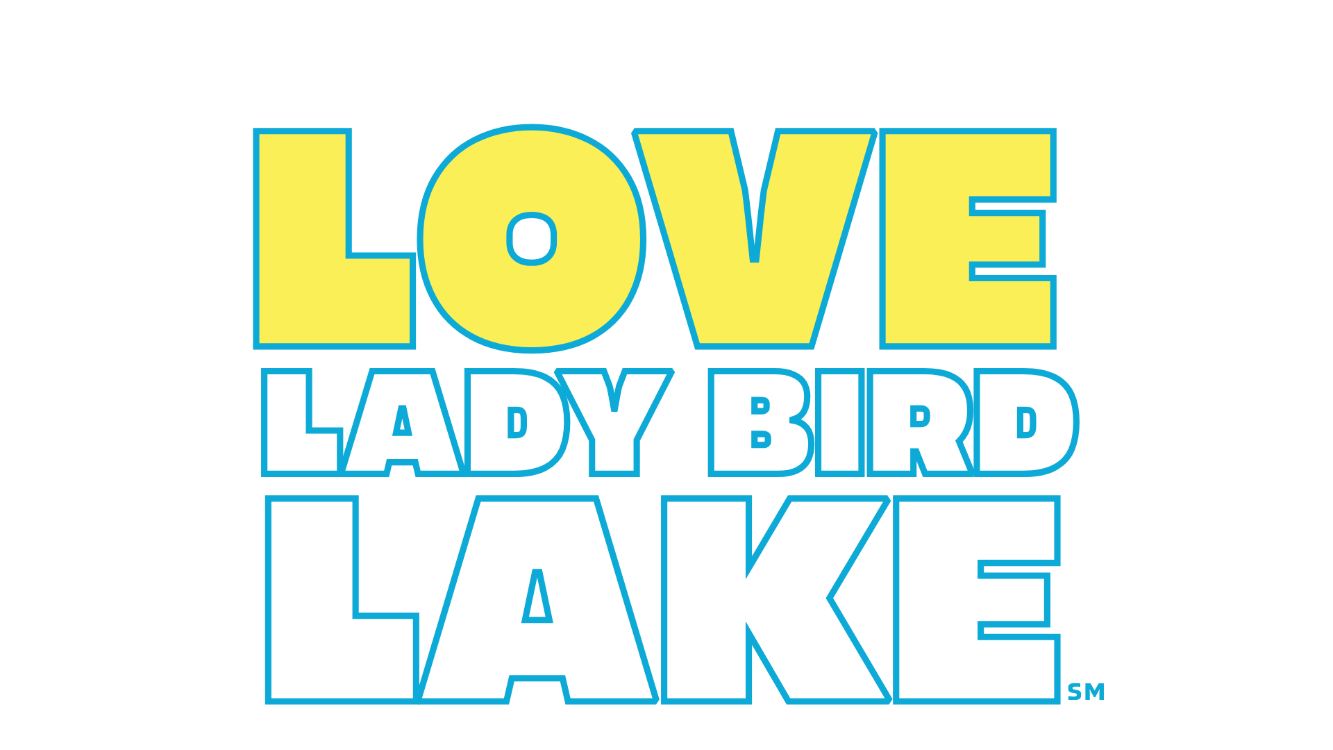 Love Lady Bird Lake Outline 1